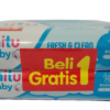 Mitu Baby Fresh & Clean Wipes Blossom Berry Tisu Basah Bayi 50s