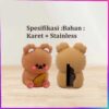 Rautan Pensil Boneka Karakter 3D