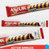 Astor Single Wafer Stick Kemasan  Rasa Coklat 1 Box 280 gr, isi 20 (@14 gr)