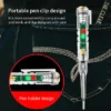 Tespen Obeng minus Test Listrik TESTPEN Tes Pen Lampu LED Merah Hijau Tester Sensor Detektor Viral